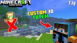 How to make Custom 3D Totem of undying in Minecraft [upl. by Nerb]