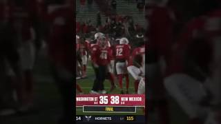 New Mexico lobos Get HUGE Victory Over Washington St cfb collegefootball cfbhighlights football [upl. by Conn693]