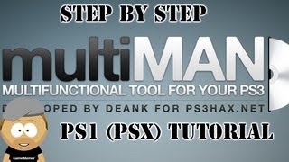 PS3 Step by Step Multiman PS1 PSX Tutorial [upl. by Anaud]