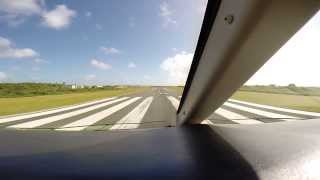 Challenger 300 Takeoff Clayton J Lloyd International Anguilla TQPF [upl. by Armalla]