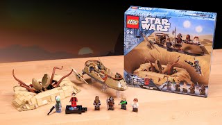 LEGO Star Wars Desert Skiff amp Sarlacc Pit REVIEW  Set 75396 [upl. by Illek]