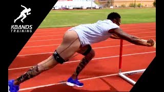 Increase Stride Length For Sprint Speed  Hurdle Push [upl. by Lenni]