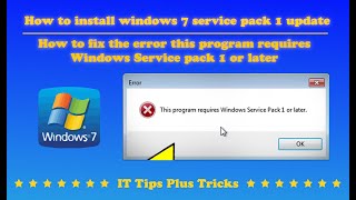 How to Download Service Pack 1 for Windows 7 64 Bit amp 32 Bit Easily  SP1 for Windows 7 Download [upl. by Grefe]