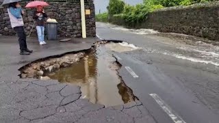 Maltempo in Sicilia la frazione di Altarello allagata [upl. by Beattie]