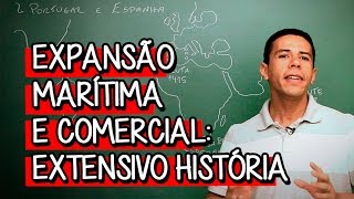 Expansão Marítima e Comercial Ibérica  Extensivo História  Descomplica [upl. by Pietje922]