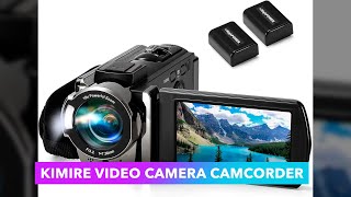 KIMIRE CAMCORDER VIDEO CAMERA [upl. by Ettevy55]