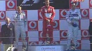 Podium Celebration in Monza 2006 [upl. by Hilleary]