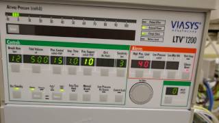 Settings for BPAP BiPAP on the LTV 1200 Ventilator [upl. by Jilly]