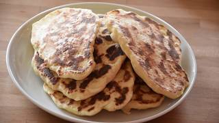 Naan Brot indisches Fladenbrot ganz einfach selber zubreiten [upl. by Haroun]