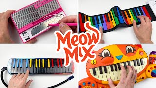 Meow Mix commercial jingle on cool different instruments [upl. by Woodley732]