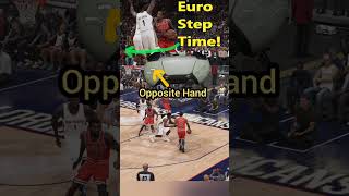 Eurostep layup 2k23 [upl. by Gnagflow751]