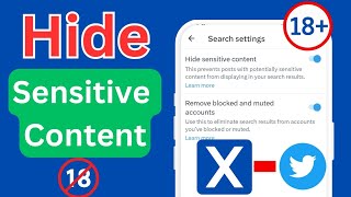 How To Turn Off X Twitter Sensitive Content Setting 2024  Hide sensitive content X twitter [upl. by Dunstan]
