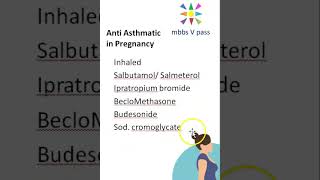 Obstetrics Pharmacology Anti Asthmatic Asthma Drugs Treat Pregnancy viva [upl. by Haissi]