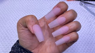 How to do acrylic nails for beginners [upl. by Wainwright]