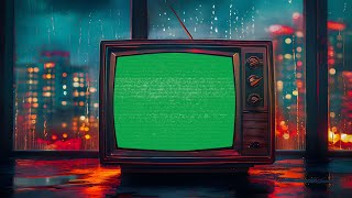 Retro TV Green Screen Lofi Background Extravaganza [upl. by Nosnehpets]