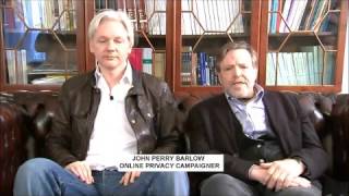 Julian Assange quotEdward Snowden Prism Leaker Is A Heroquot [upl. by Ahsekyw]