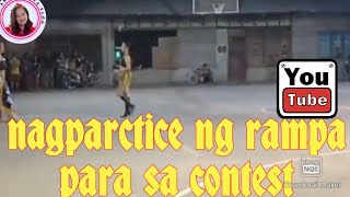 Nagpractice ng rampa para sa contest at may basketball Mary Ann Cahinta vlog [upl. by Halilad]