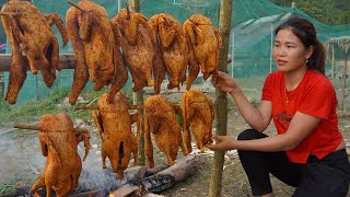 Process of making smoked duck and selling it to villagers  Trieu Thi Lieu [upl. by Antonetta]