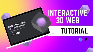 How to make an interactive 3D web design with Spline and framer  Tutorial [upl. by Aivatan]