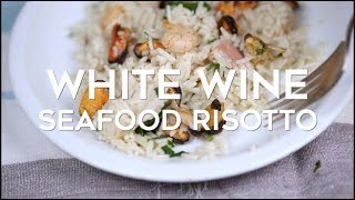 Classic Seafood Risotto in White Wine [upl. by Conni642]