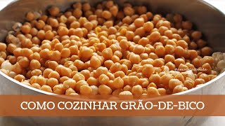 COMO COZINHAR GRÃO DE BICO ARMAZENAMENTO E CONGELAMENTO [upl. by Oyr]