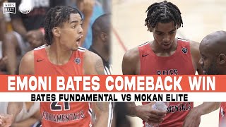 Emoni Leads Bates Fundamentals in a HUGE COMEBACK WIN [upl. by Ranzini]