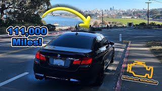 Tuning an F10 M5 with 111000 Miles Drivetrain malfunction [upl. by Notneiuq]