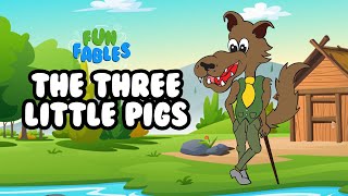 THE THREE LITTLE PIGS  Bedtime audio story for kids by Fun Fables [upl. by Seavir355]