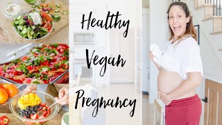 What I Ate Today during my 2nd HEALTHY VEGAN PREGNANCY 2nd Trimester [upl. by Rohn]