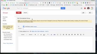 Posting in Google Groups [upl. by Sherrod]