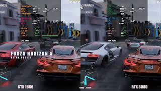 Gtx 1660 vs Rtx 3080 1080p gaming [upl. by Appleby]