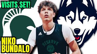 RECRUIT Niko Bundalo sets official visits to UConn and Michigan State [upl. by Amandy]