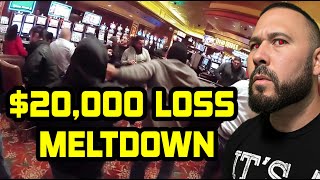 20000 Loss Meltdown At The Casino [upl. by Legim759]