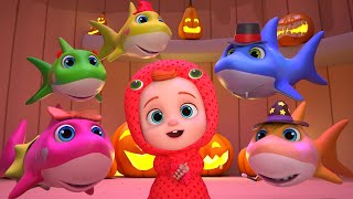 Halloween Baby Shark  Halloween Songs  Kids Songs and Nursery Rhymes [upl. by Airretnahs]