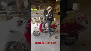 Romeo 50cc scooter test ride [upl. by Nnaassilem481]