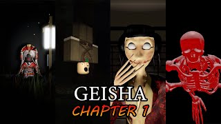 Geisha Chapter 1 Part 1 amp Part 2 Full Walkthrough Roblox [upl. by Leah]