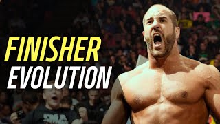 Every FINISHER of Cesaro Claudio Castagnoli  Finisher Evolution AEW [upl. by Ainsley]