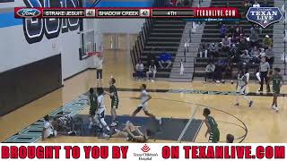 Strake Jesuit vs Shadow Creek Boys Basketball 2023 Highlights [upl. by Cataldo]