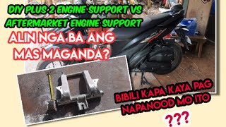 DIY ENGINE SUPPORT PLUS 2 FOR CLICK125 SULIT NGA BA [upl. by Job]