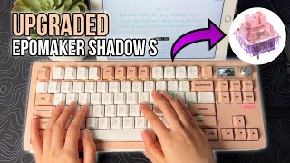 The Upgraded Epomaker Shadow S TKL Mechanical Keyboard Review [upl. by Ilsel]