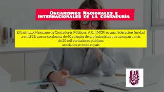 Organismos Nacionales e Internacionales De La Contaduría [upl. by Euqinomad]