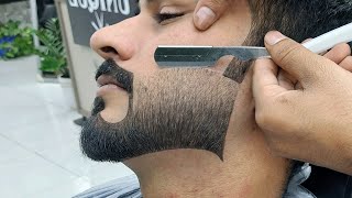 BEST 👍 BEARD 🔥 STYLES FOR MEN  BEARD BARBER STYLE  Dari Cutting Style 3023 [upl. by Almita]