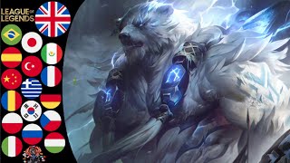 Volibear Voice in All Languages [upl. by Bogey794]