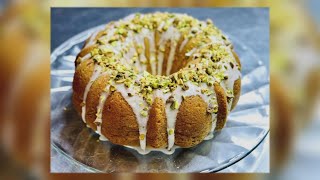 Brittany’s Bites Pistachio pudding Bundt cake [upl. by Enyawd575]