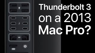 2013 Mac Pro Using Thunderbolt 3 and USBC [upl. by Hollis]