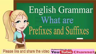 Understanding Prefixes and Suffixes Learn How They Work  English learning by Gyan [upl. by Horbal]