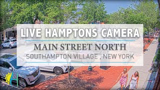 Hamptonscom  LIVE Main Street North Southampton New York [upl. by Humfried215]