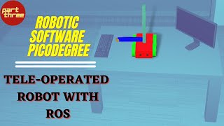 Teleoperating Robot with keyboard  ROS with Webots  Robotic Software PicoDegree  Part 3 [upl. by Fisoi107]