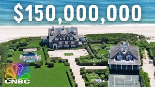 Tour 150000000 Hamptons Beach House  CNBC Prime [upl. by Larrie]