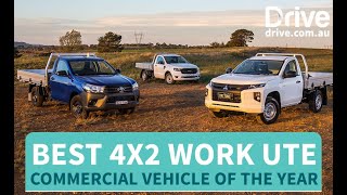 2019 Best 4x2 Work Ute  Toyota HiLux v Mitsubishi Triton v Ford Ranger [upl. by Nilesoy]